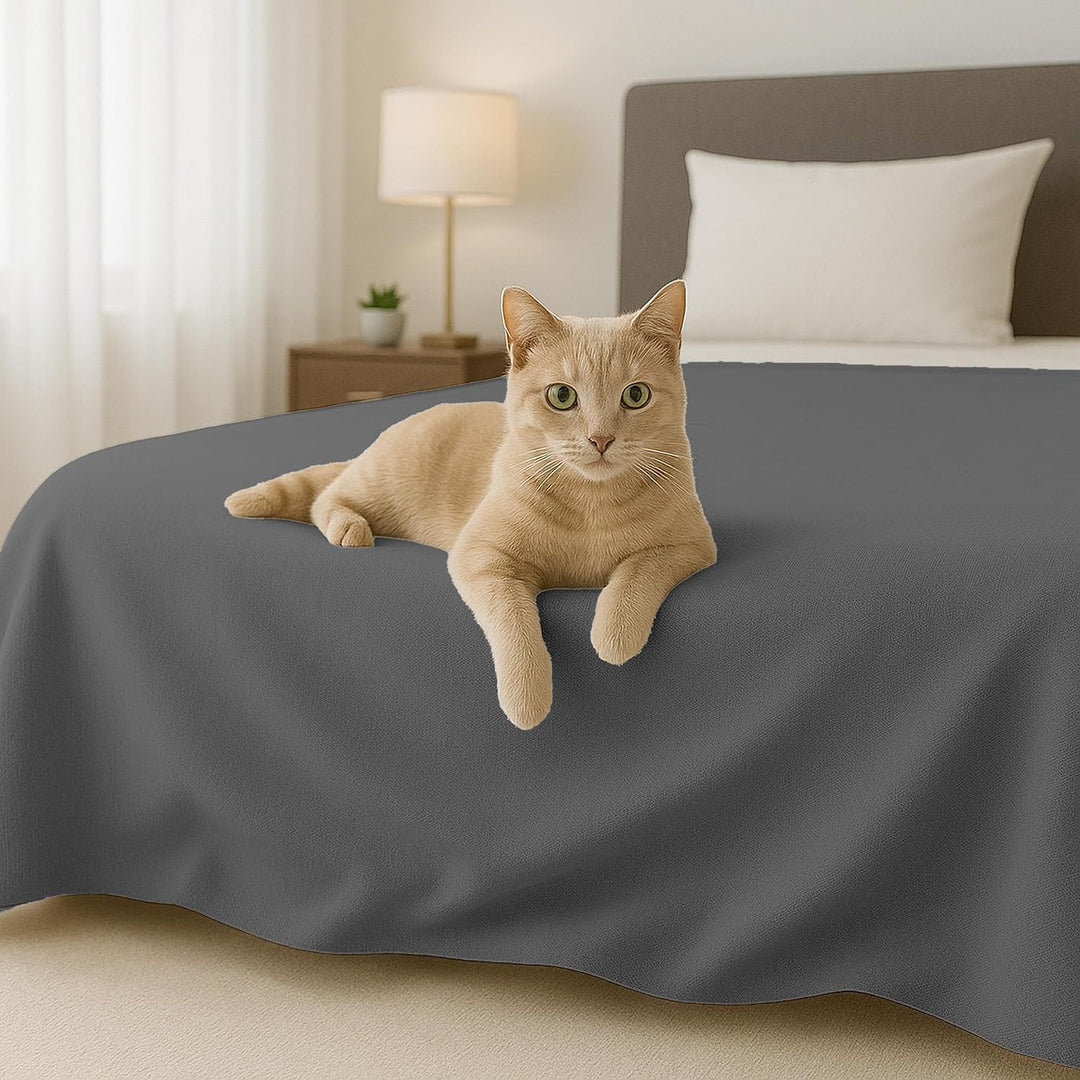 Byour3 - Tagesdecke Reine Baumwolle 100% LICHT Doppelbett Einzelbett Queen Size Bettdecke Rechteckig
