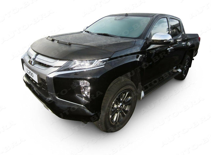 Auto-Bra AB3-00649 kompatibel mit Mitsubishi L200 Triton Pajero Sport Bj. 2019 Haubenbra Steinschlag