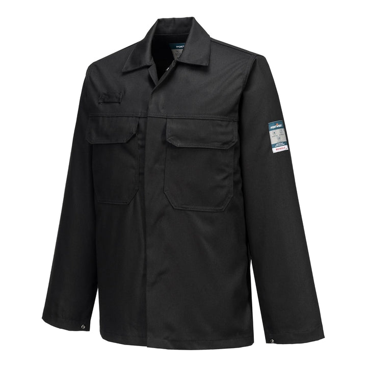 Portwest BIZ2 Herren Flammenresistente Bizweld FR Arbeitsjacke Schwarz, M M Schwarz, M Schwarz