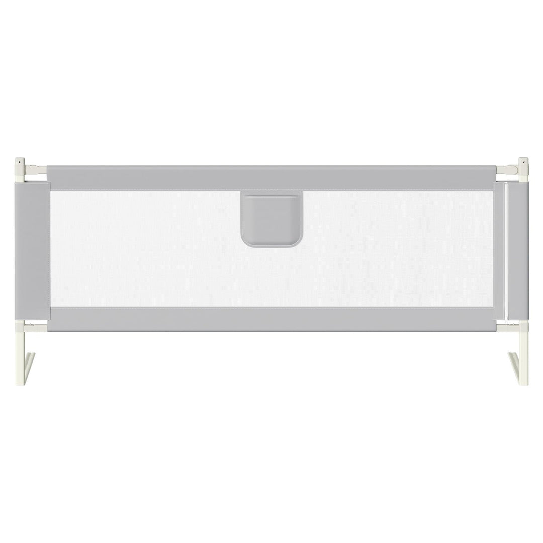 Bettschutzgitter 180×80 cm Rausfallschutz Bett – Bettgitter für Baby & Kleinkind, höhenverstellbar 6