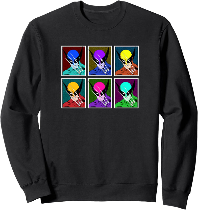 Marvel Wolverine Pop Art Box Up Sweatshirt