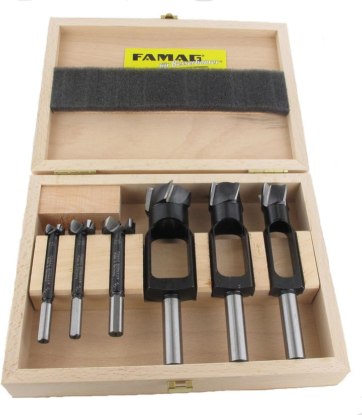 FAMAG Scheibenschneider-Satz WS 6-teilig Ø15,20,25mm + Bormax 1622 Ø15,20,25mm - 1628.306 Set 6-tlg.