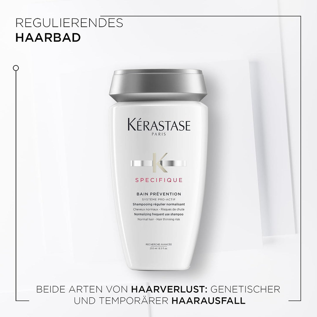Kérastase | Shampoo für feines und dünnes Männerhaar, Verdichtendes Haarbad mit Biotin, Bain Densité