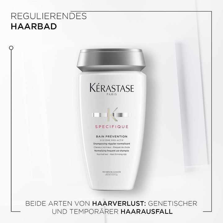 Kérastase | Shampoo für feines und dünnes Männerhaar, Verdichtendes Haarbad mit Biotin, Bain Densité