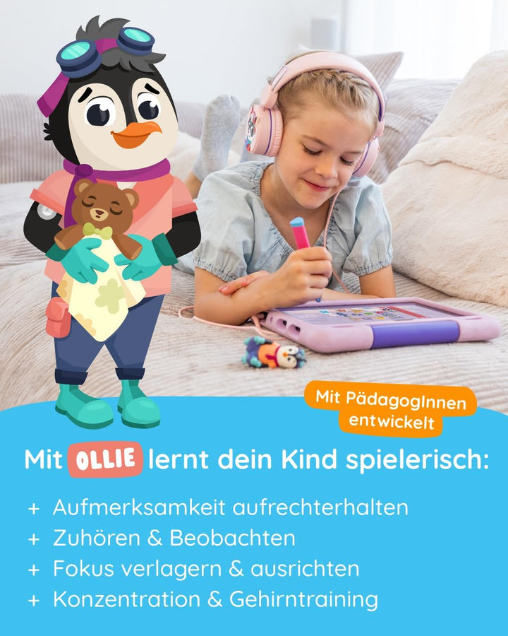 Edurino Figur Ollie Aufmerksamkeit & Konzentration ab 4 Jahren inkl. App | Innovatives und digitales