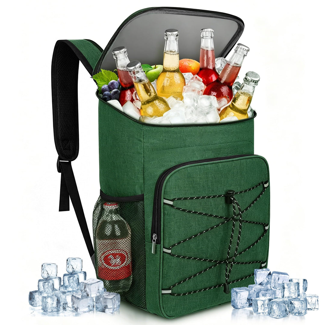 23L Kühlrucksack, Gross Kühltasche Isoliertasche, Tragbare Wasserdichter Picknickrucksack Damen Herr