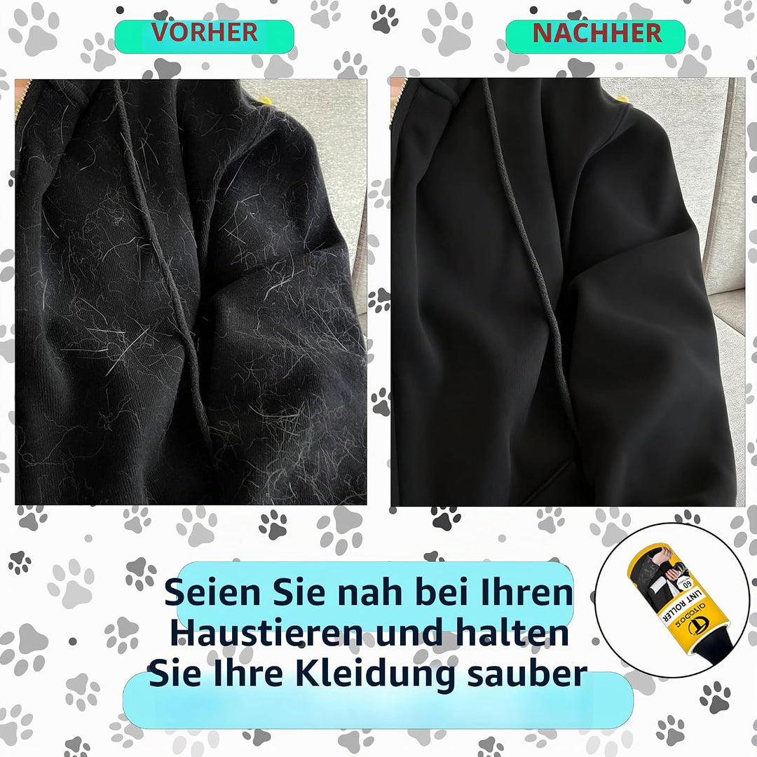 AiTodos 1200 Blatt Fusselrolle, 20 Rollen + 4 Griffe zum Entfernen von Kleidung, Sofas, Katzenhaaren