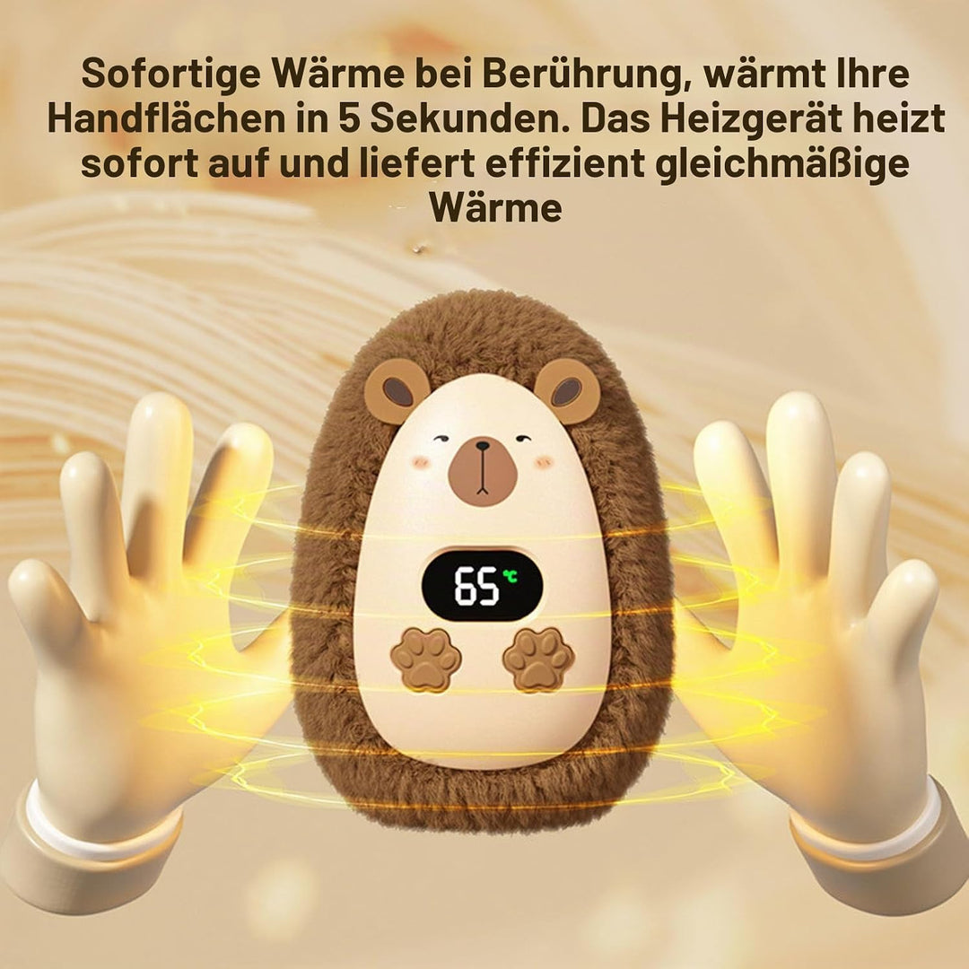 Handwärmer Wiederaufladbare, Niedliche, Plüschige Tierische, Magnetische Elektrische Taschenheizung