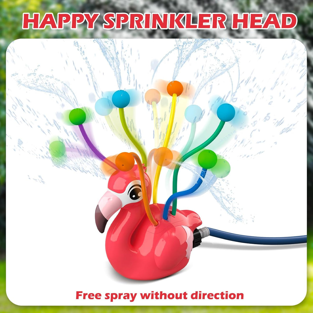 2-in-1-Wassersprinkler-Spielzeug für Erwachsene, Bewässerungsspielzeug für den Garten im Freien mit