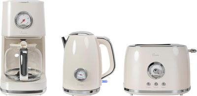 Wasserkocher Retro Style - Nostalgia 170, 1850-2200 Watt, 1,7 Liter, Edelstahlgehäuse, Wasserstandsa