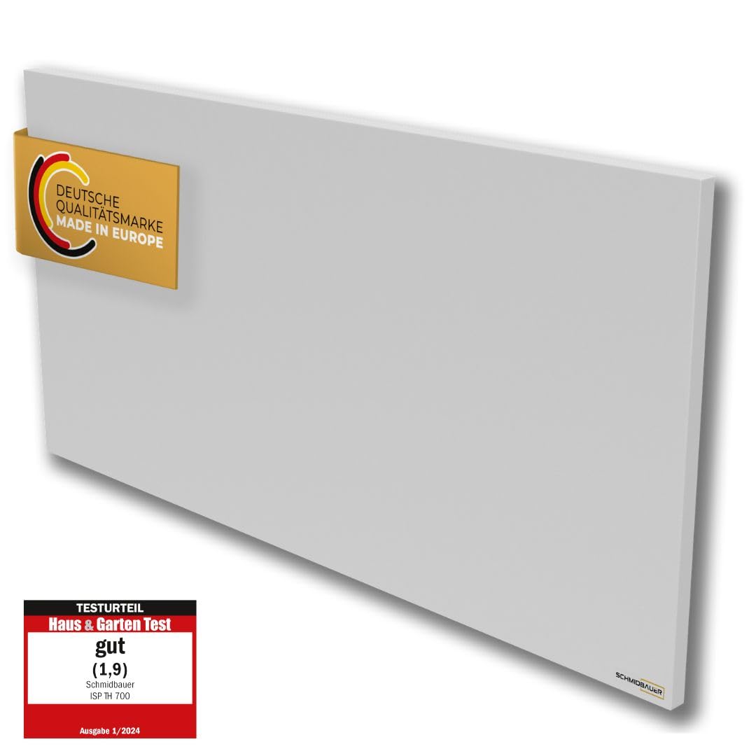 SCHMIDBAUER® Infrarotheizung Concept 900 Watt - inkl. Montagezubehör - Wand/Deckenhalterung - deutsc