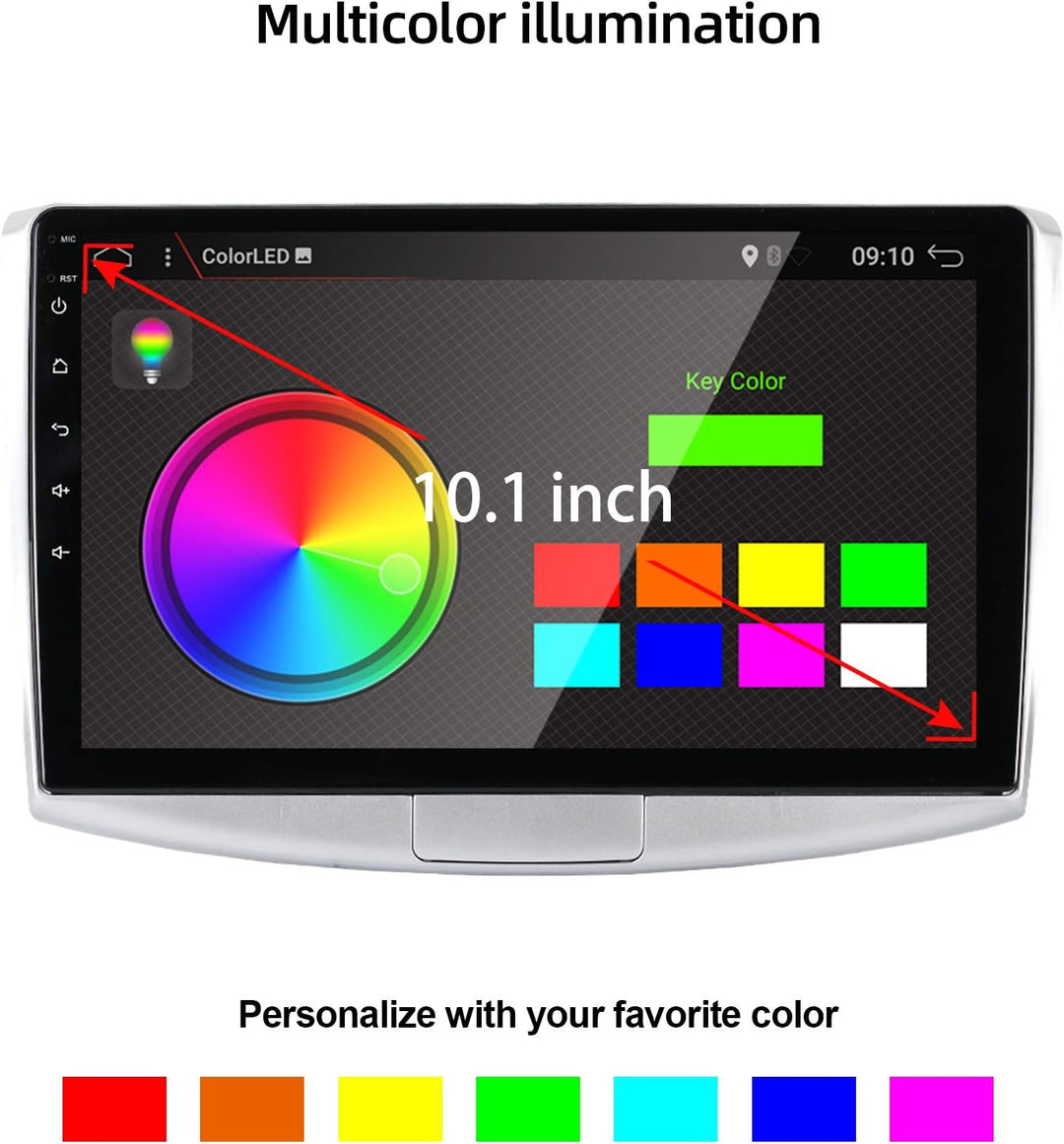 JOYX PX6 Android 11 Autoradio Passt für Passat B6 / B7 Magotan/CC (2010-2018) - [4G64G] - Rückfahrka