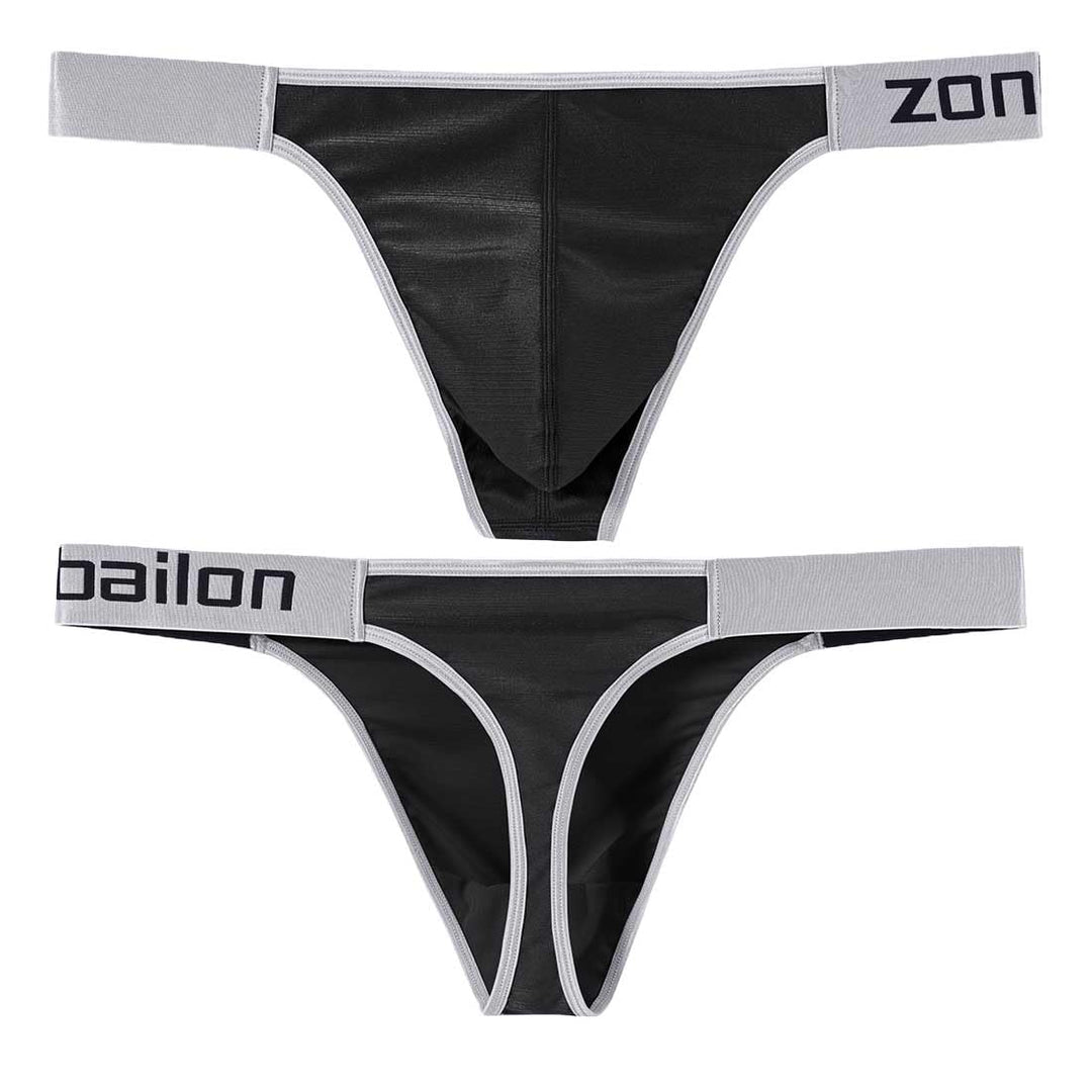 BIATWOWR Herren String Tanga Sexy Slips Unterwäsche Männer mit Weichem und Bequemem Stoff Viel Platz
