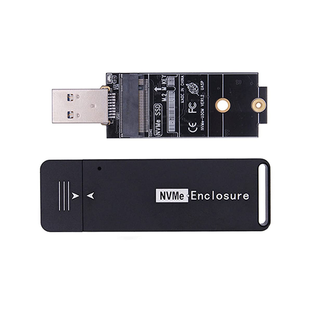 CY M.2 NVME SSD Gehäuse-Adapter USB 3.1 Gen2 10 Gbp auf NVME PCI-E M-Key Solid State Drive Externes