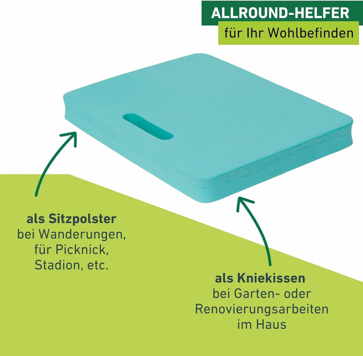 Windhager Permium Kniekissen, Sitzkissen, Mehrzweckkissen ideal für Arbeiten im Garten, Haus und Wer