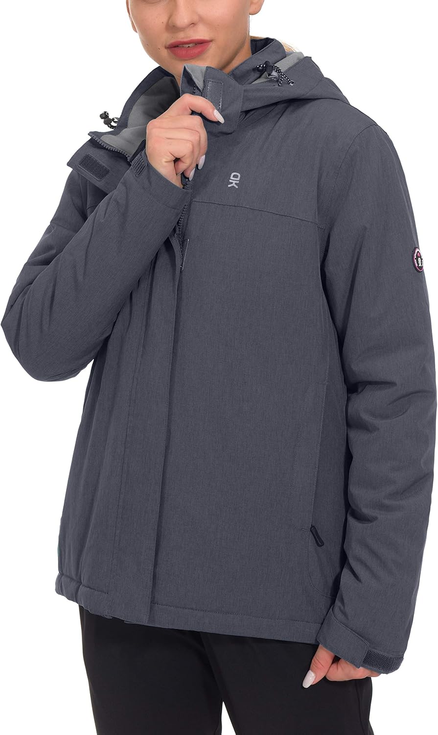 Little Donkey Andy Damen wasserdichte Regenjacke Leichte atmungsaktivem Regenjacke für Outdoor-Windb