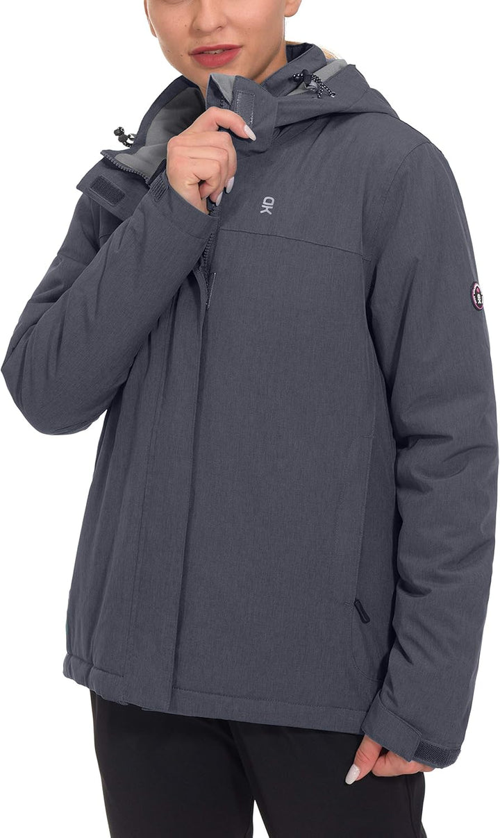Little Donkey Andy Damen wasserdichte Regenjacke Leichte atmungsaktivem Regenjacke für Outdoor-Windb