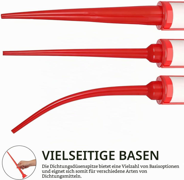 3stücke Verlängerungsdüse Aus Weichem Gummi Für Kartuschenauftrag Kartuschendüsen Präzise Finisher-w