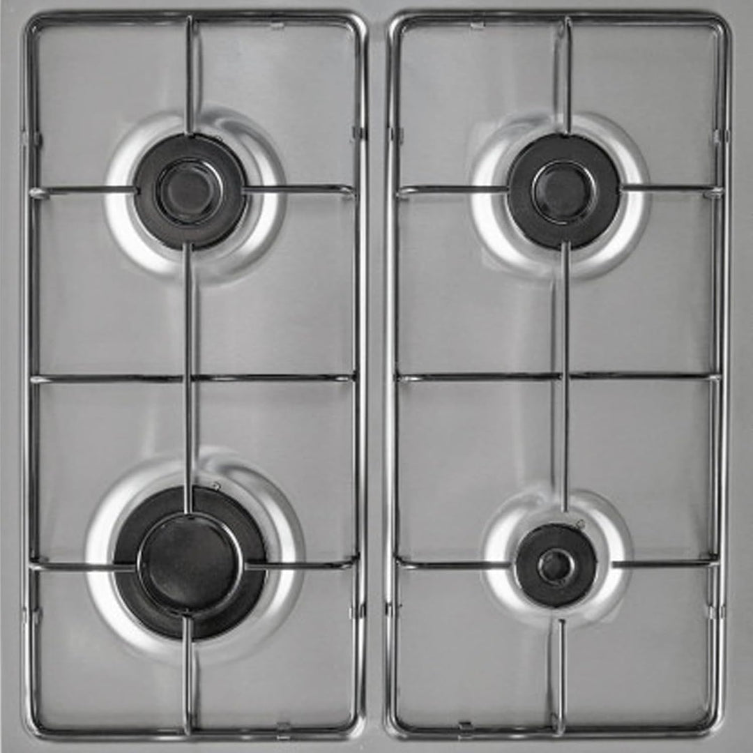 SPARES2GO Pfannenständer, Grillrost für Gasherd, 2 Stück, 460 mm x 215 mm