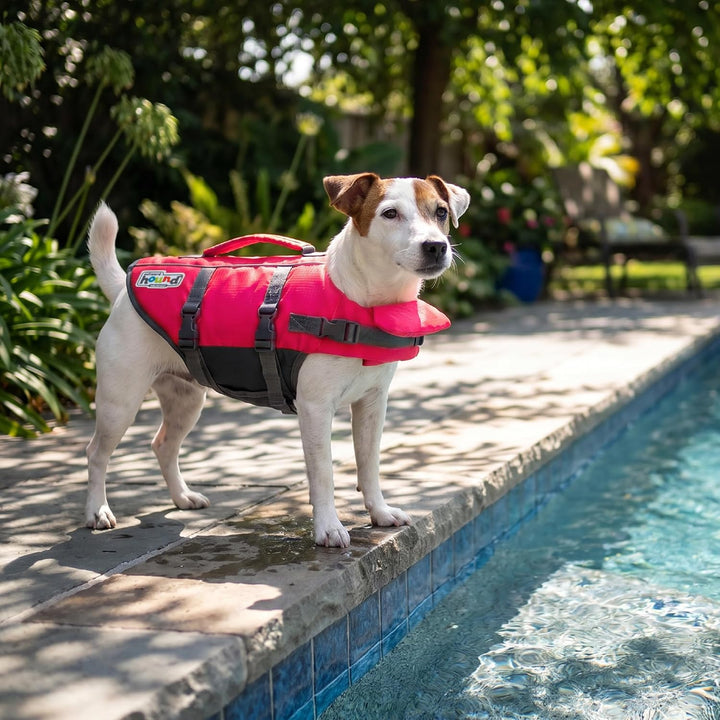 Outward Hound Granby Splash Schwimmweste für Hunde, Grösse S, Pink Granby (Flotation) Small rose, Gr