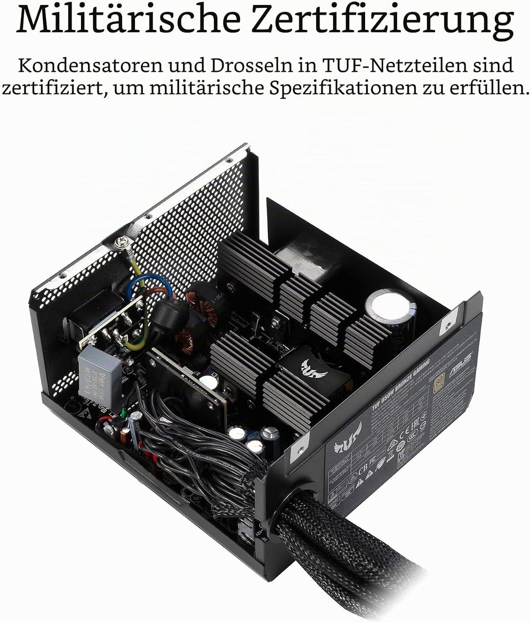 ASUS TUF Gaming 750W Bronze Netzteil (750 Watt, 0dB-Technologie, 80cm 8-Pin CPU-Anschluss (EPS 12V),