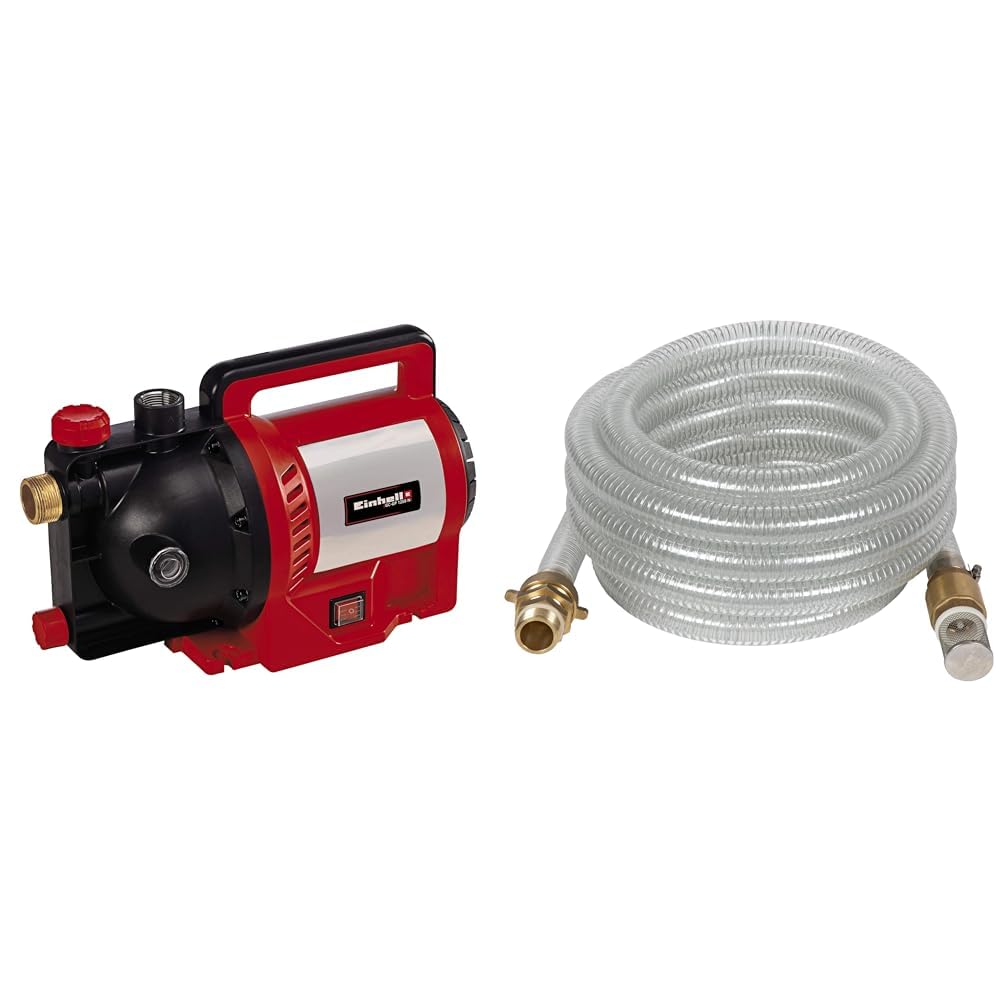 Einhell Gartenpumpe GC-GP 1250 N (1.200 W, max. 5000 L/h, max. Förderhöhe 50 m, Wasserfüllanzeige, W