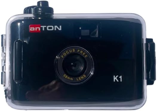 Anton K1 Nachfüllbare Wiederverwendbare Kleinbild Film 35mm Kamera im Set mit Schwarz/Weiss Film + A