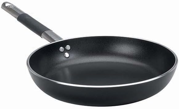 Pentole Agnelli Alblack Pfanne Induktion gerade, mit Boden geschliffen, aus Aluminium, Dicke 5 mm, G