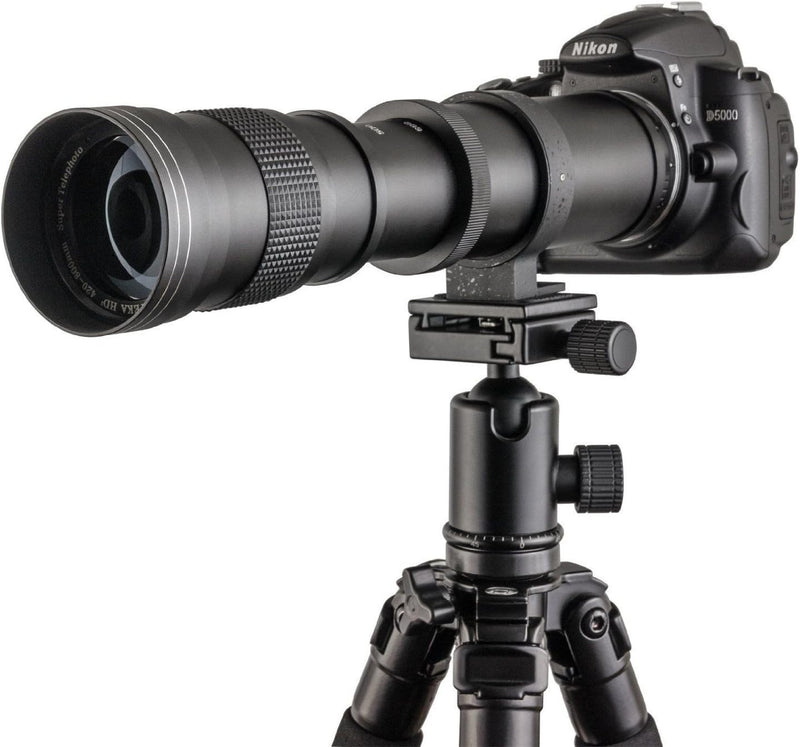 Fotga 420-800mm f/8.3-16 Super Tele Zoom Objektiv Teleobjektiv Zoomobjektiv Vario-Objektiv Lens für