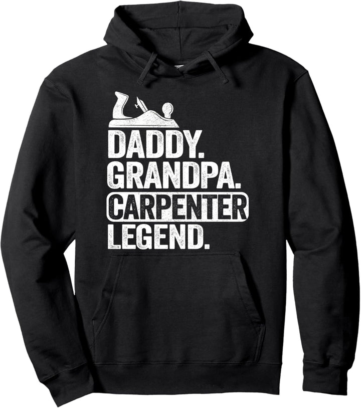 Papa Opa Zimmermann Legende Woodworker Papa Holzbearbeitung Pullover Hoodie