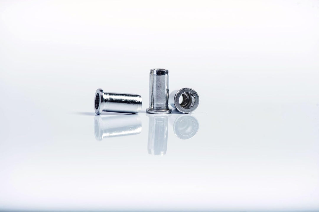 Blindnietmuttern A2-Edelstahl Kleinkopf M 8 x 11 x 17 mm, 100 Stück, (1433730)