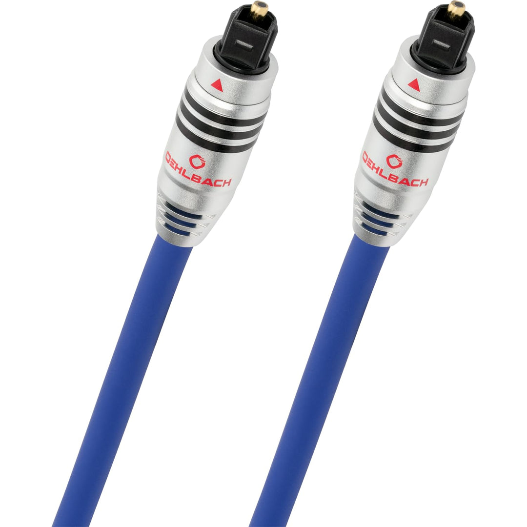 OEHLBACH Series 80 - High-End optisches Digitalkabel mit vollmetall Toslink-Stecker (Digital-Audioka