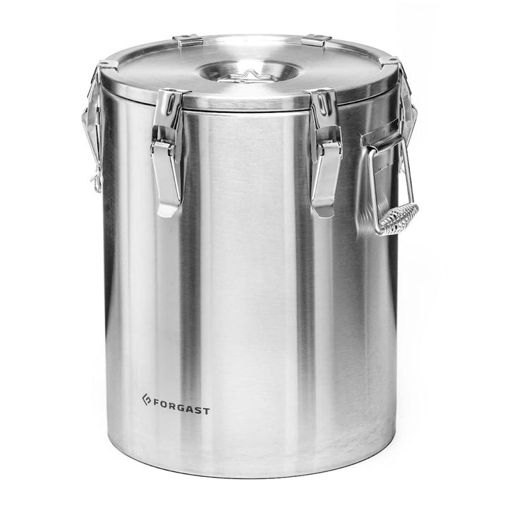 Gastronomie Thermobehälter Edelstahl, Kapazität 25L Liter, Essen Thermobox, Thermotransportbehälter,