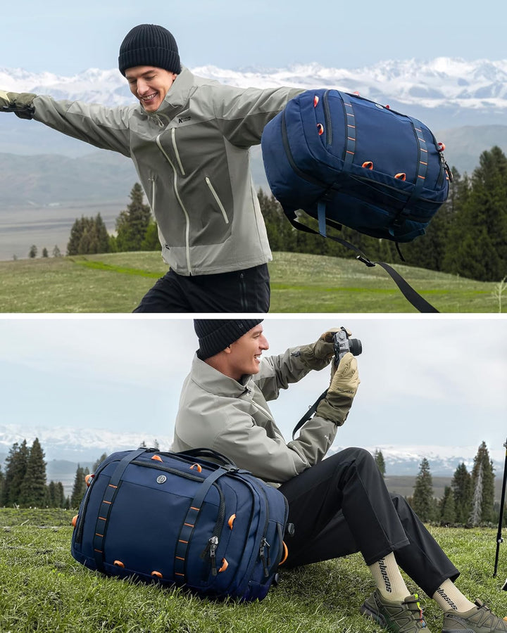 Tolaccea Handgepäck Rucksack, TSA-Freundlich Reiserucksack, Laptop Rucksack für 17.3 Zoll, Erweiterb