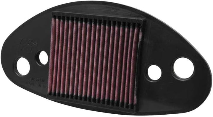 K&N SU-8001 Motorrad K&N Tausch-Luftfilter, Rot