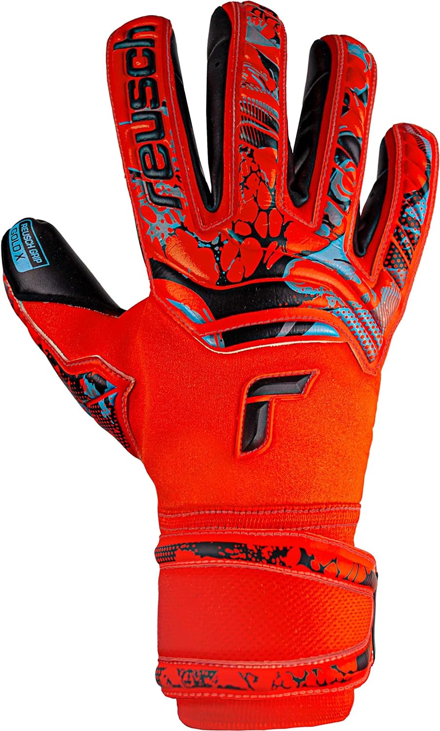 Reusch Unisex – Erwachsene Torwarthandschuhe Attrakt Gold X mit Hervorragendem Grip und Innennaht Sc