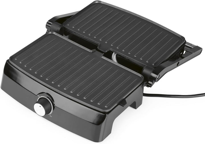 GOURMETmaxx Kontaktgrill mit Antihaftbeschichtung, 1000 Watt, stufenlos einstellbar, Cool-Touch-Grif