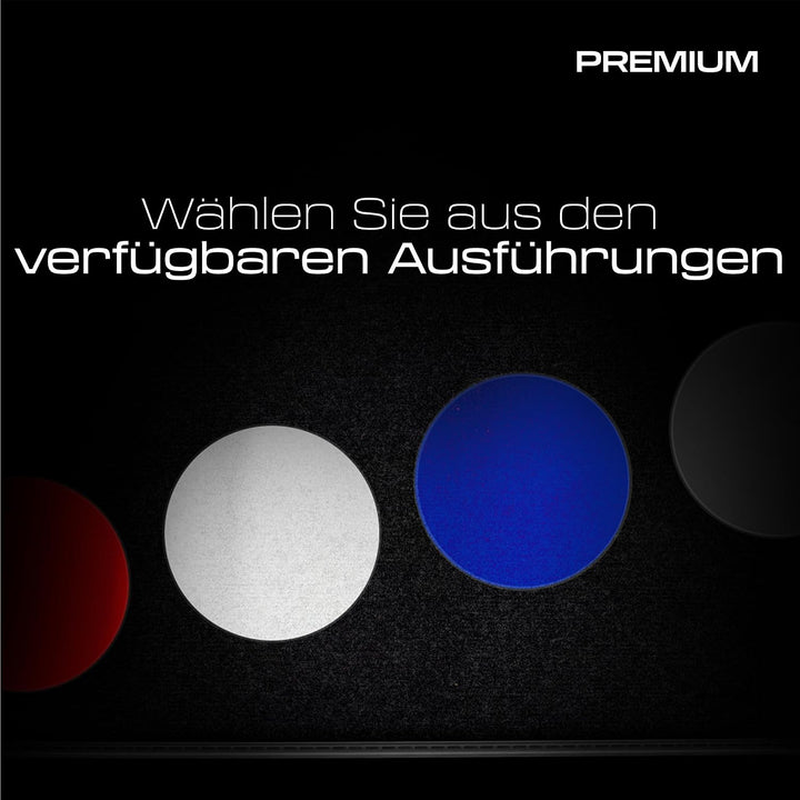 M MOTOS Velours Premium fussmatten Auto kompatibel mit Volkswagen Polo IV 2002-2009 - Premium, Leder