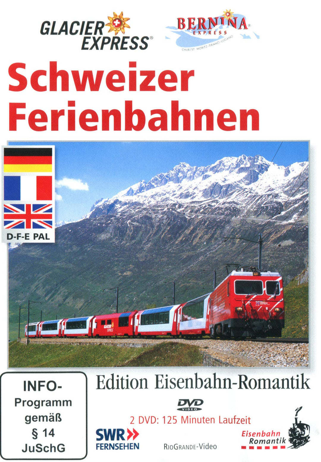 Schweizer Ferienbahnen, DVD