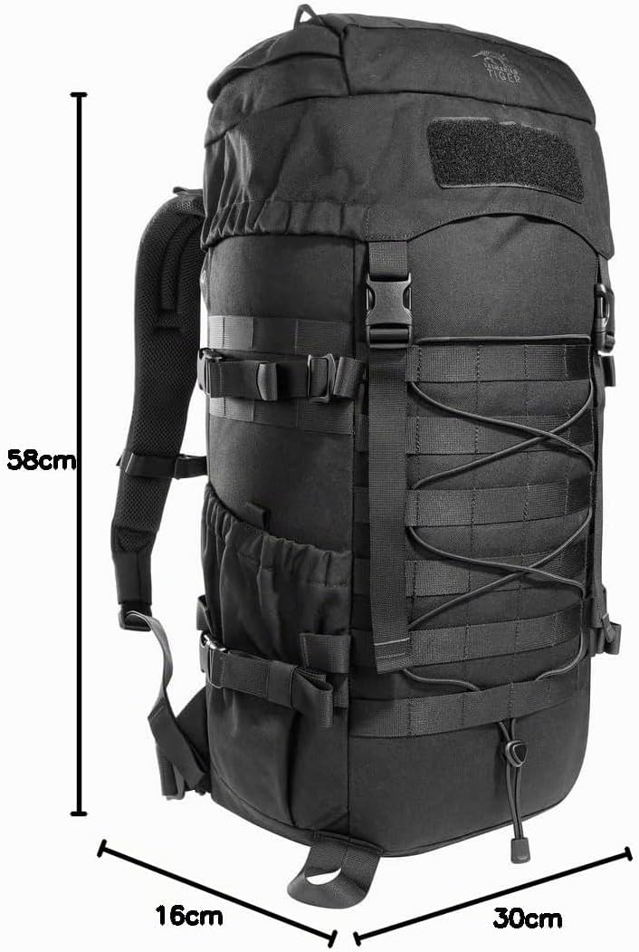 Tasmanian Tiger TT Mil OPS Pack 30, Militär-Rucksack, Molle-kompatibler Wander-Rucksack Herren mit 3
