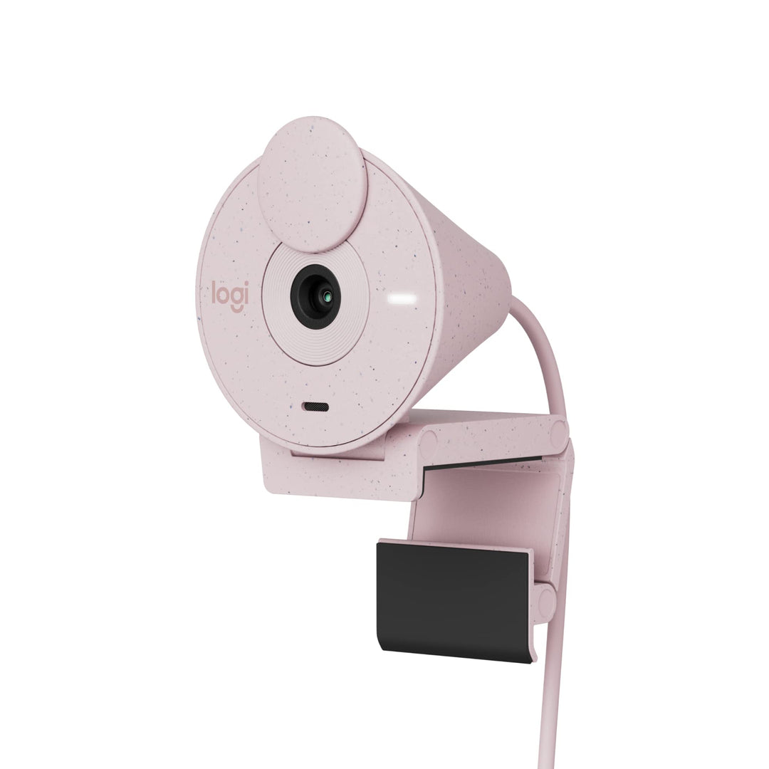 Logitech Brio 300 Full HD-Webcam mit Sichtschutz, Mikrofon mit Rauschunterdrückung, USB-C, Zertifizi