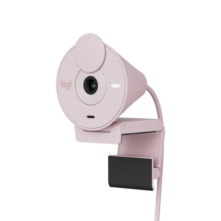 Logitech Brio 300 Full HD-Webcam mit Sichtschutz, Mikrofon mit Rauschunterdrückung, USB-C, Zertifizi