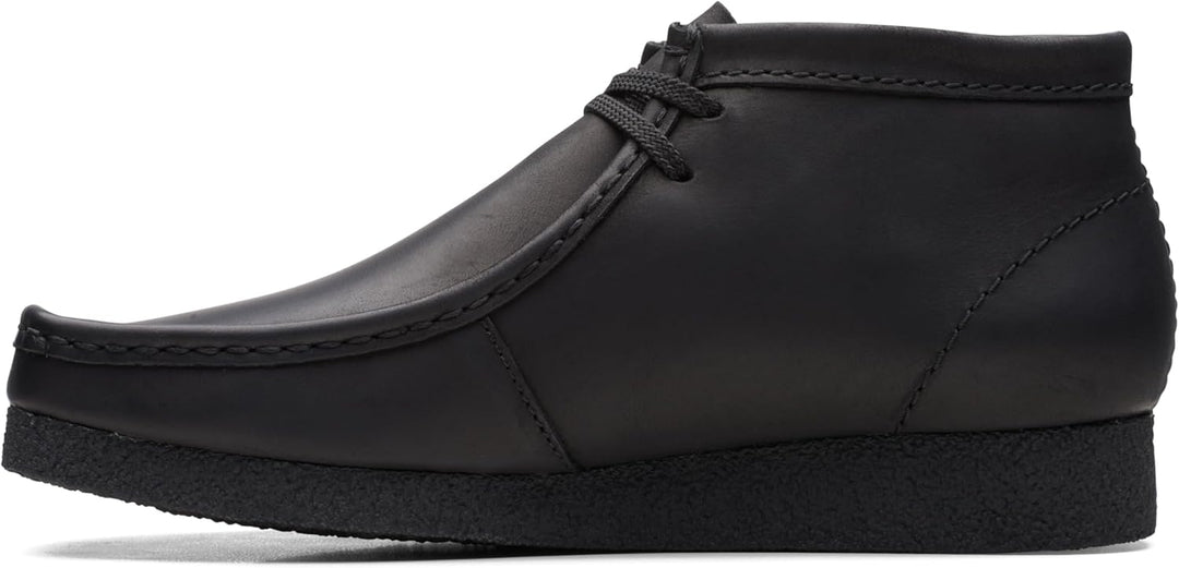 Clarks Herren Shacre Stiefel Stiefelette 39 EU Weit Schwarzes Leder, 39 EU Weit Schwarzes Leder