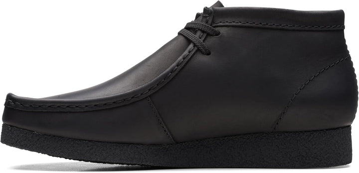 Clarks Herren Shacre Stiefel Stiefelette 39 EU Weit Schwarzes Leder, 39 EU Weit Schwarzes Leder