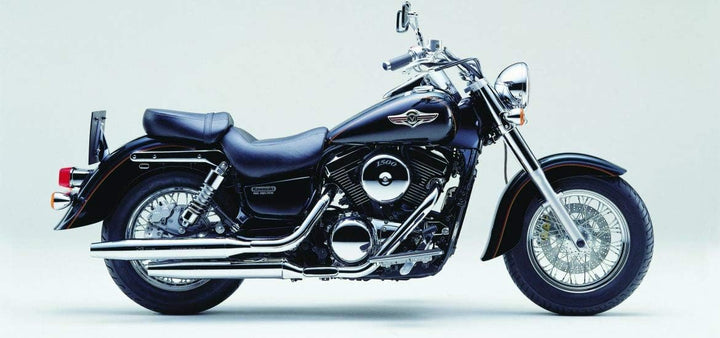 Schutzbügel Sturzbügel Chrom kompatibel mit Kawasaki VN1500 Vulcan Classic (Tourer) 1996-2008