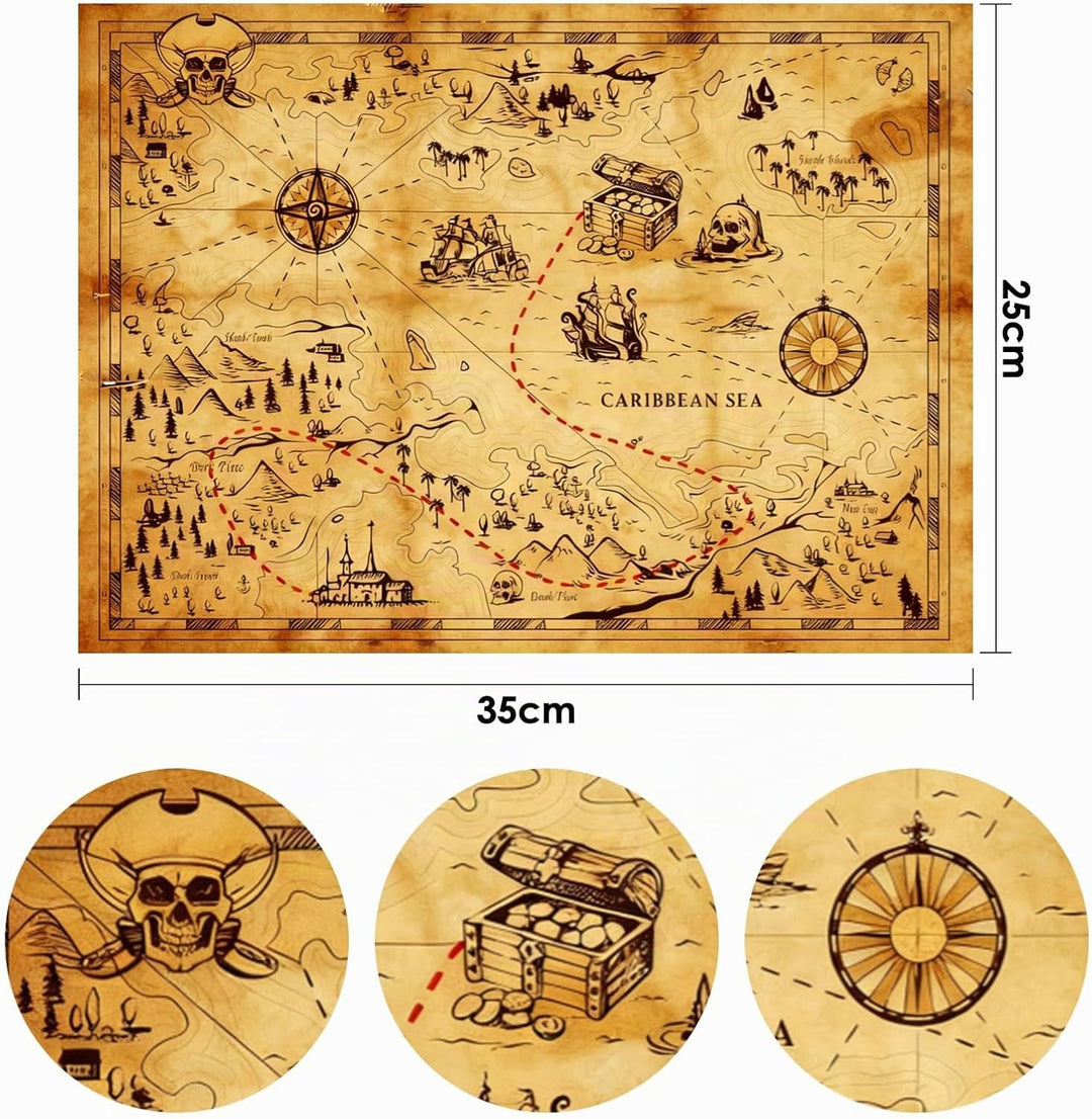 Piraten Fernrohr 25x30 Vintage Monokular Zoomable BAK-4 Linse Pirat Kapitän Spyglass Tragbare für Ca