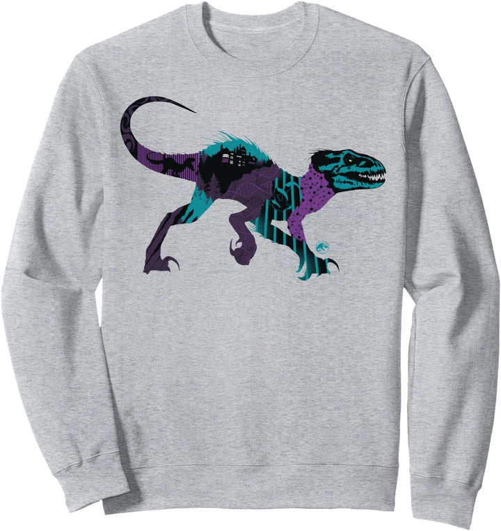 Jurassic World 2 Indoraptor DNA Pattern Fill Sweatshirt