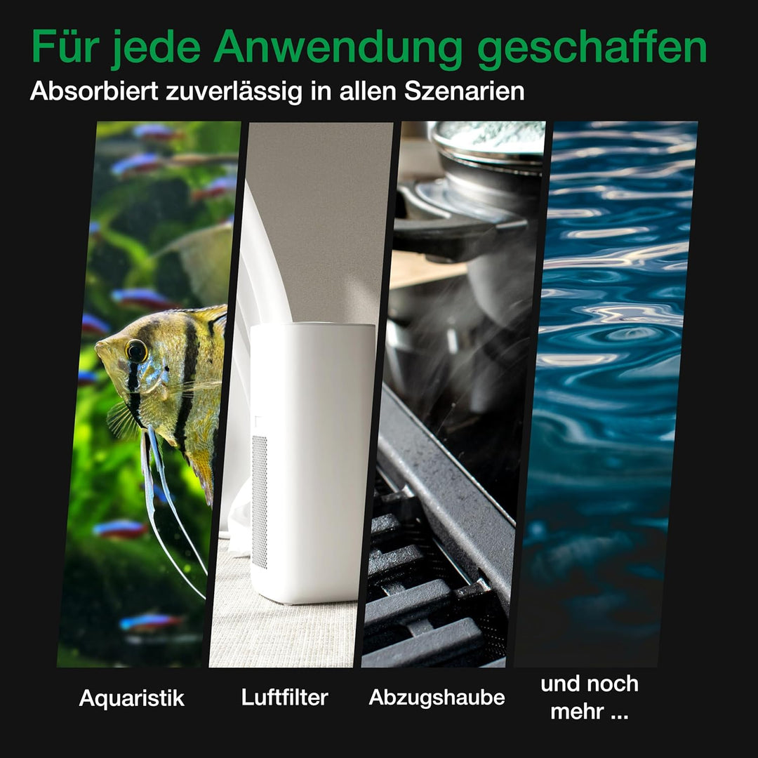 Wagner Green Aktivkohle Pellets 25kg Sack für Wasserfilterung, Luftreinigung, Kohlefilter, Aquarium,