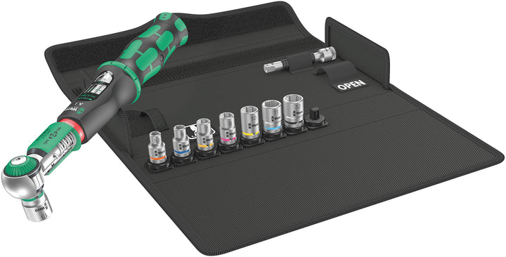 Wera 05075830001 Safe-Torque A 1 Set 1, Drehmomentschlüssel-Satz, 1/4" Vierkant, 2-12 Nm, 10-teilig,