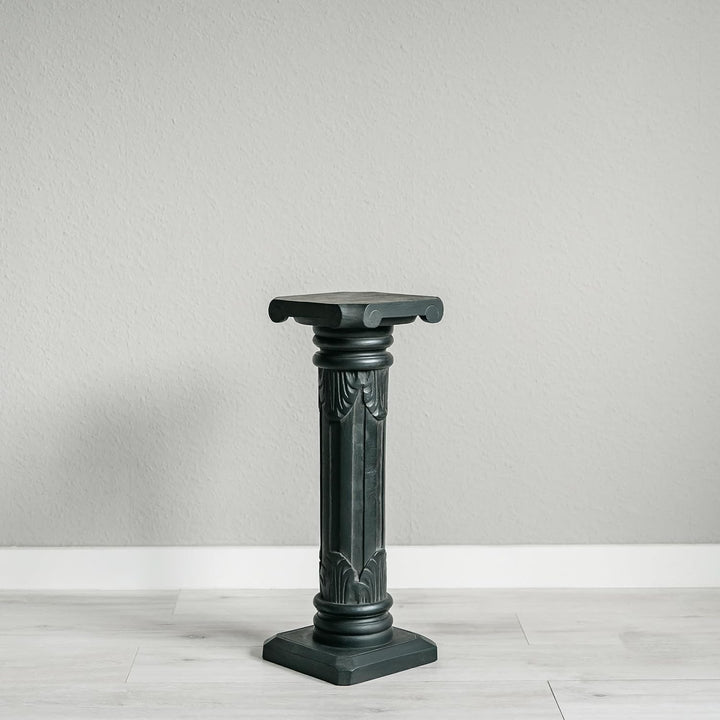 livasia Säule aus Albiziaholz, dekorative balinesische Holzsäule, Blumenpodest aus Indonesien, Handa